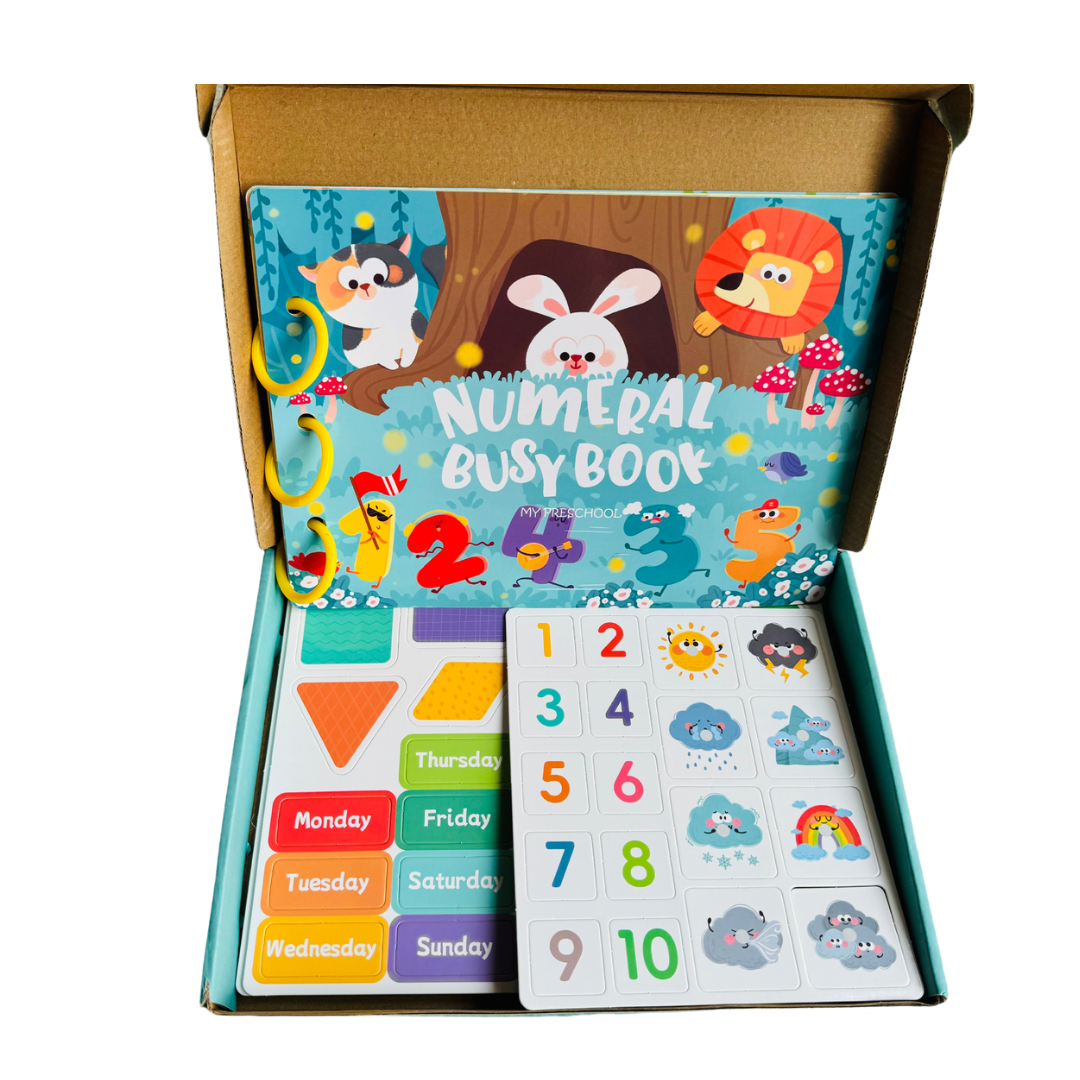 Livre de stickers a scratch éducatif Chiffres/lettres/formes/méteo