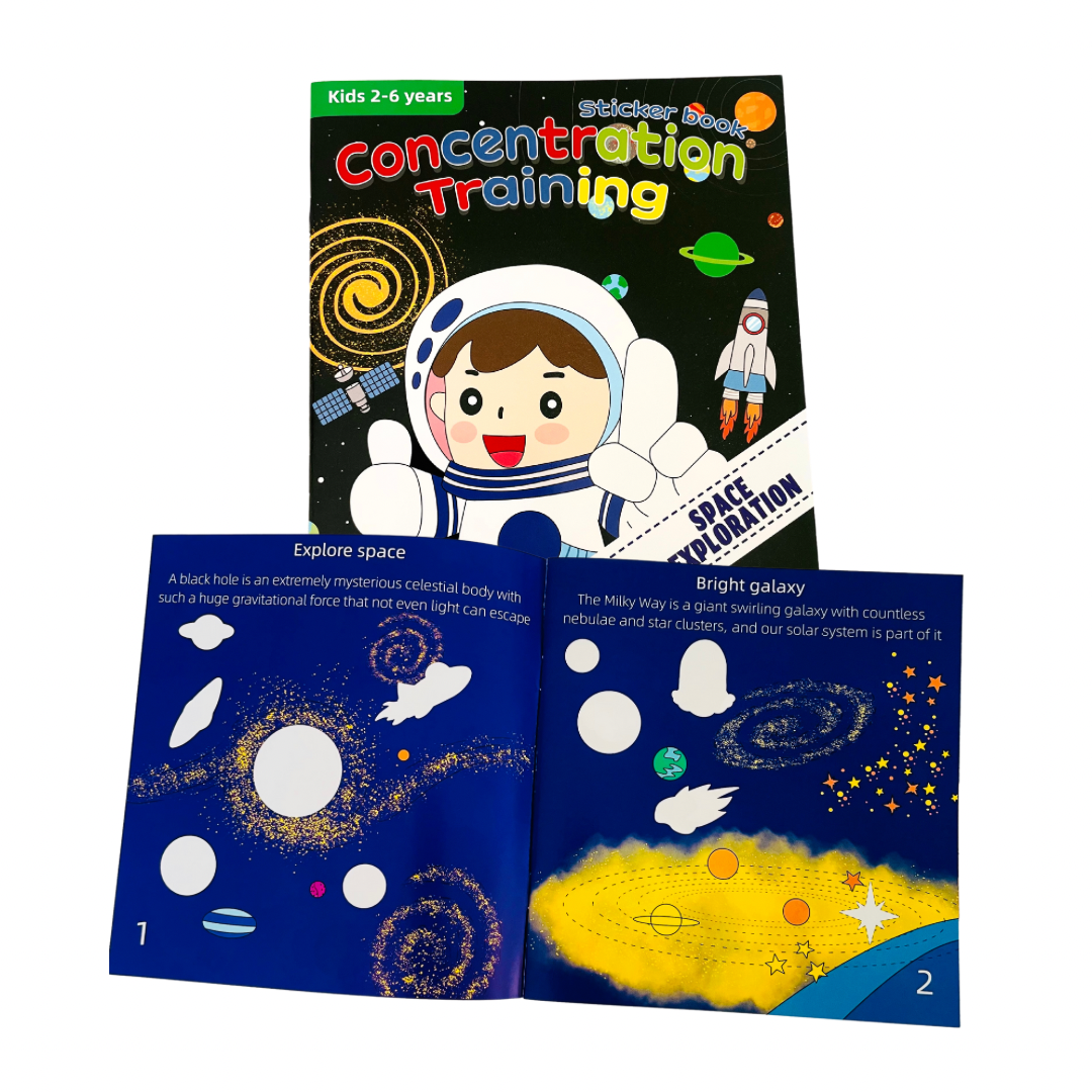 Sticker Book Histoire thème Espace - Anglais