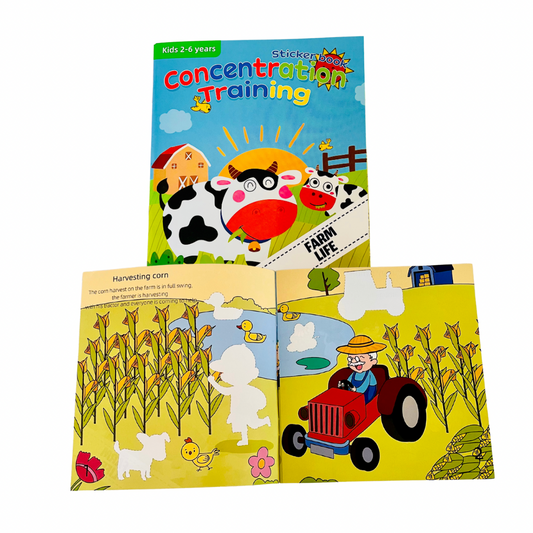 Sticker Book Histoire thème la Ferme - Anglais