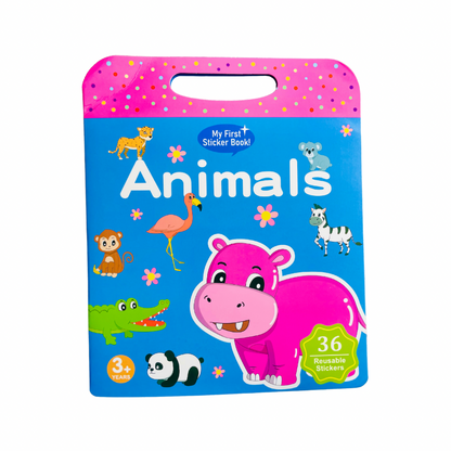 Sticker Book réutilisable thème Animaux - Anglais