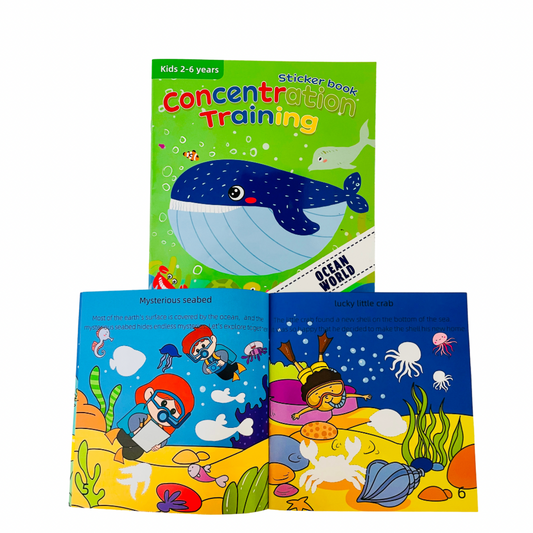 Sticker Book Histoire thème Ocean - Anglais