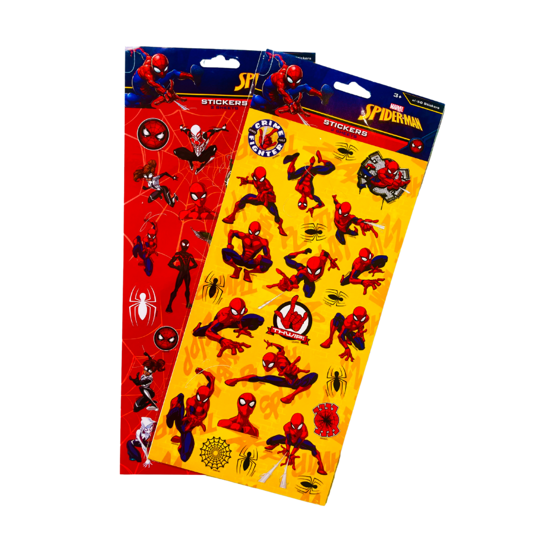 Sticker Sheets thème Spiderman