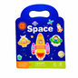 Sticker Book réutilisable thème Espace - Anglais